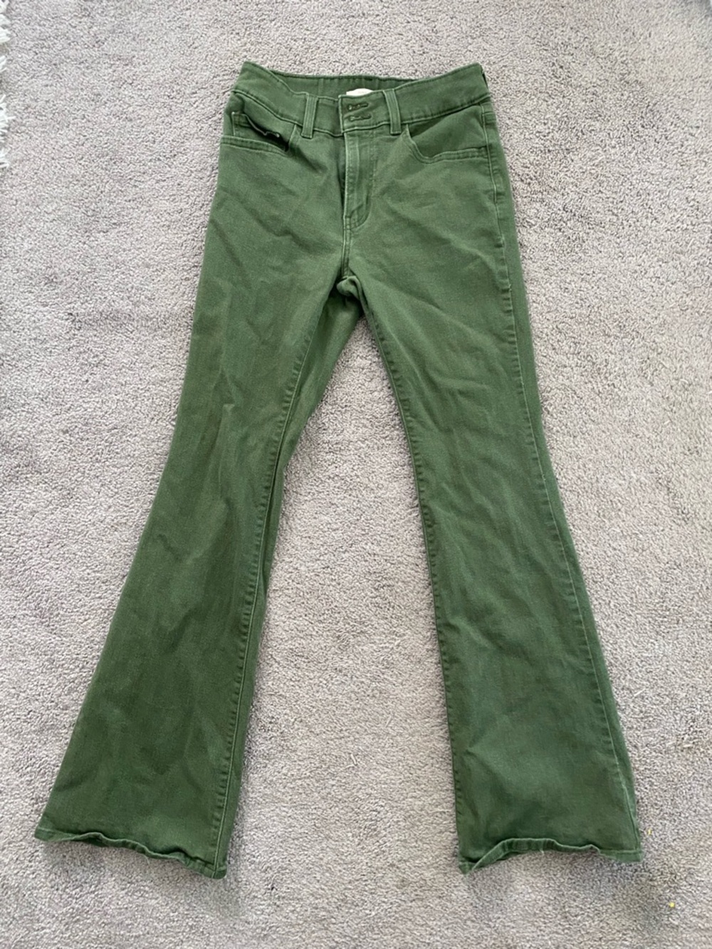 Levi's Green Boot Cut Jeans